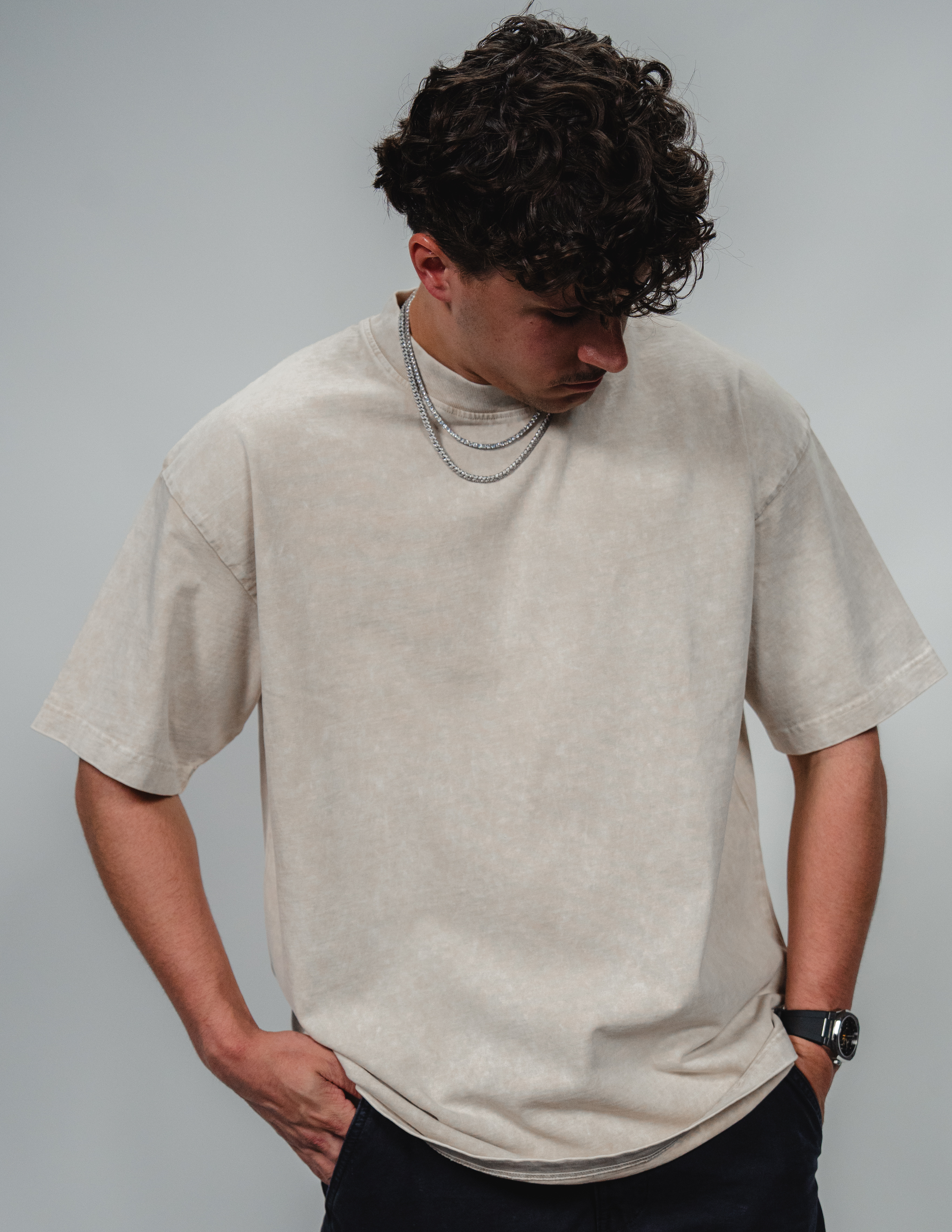 "I AM" Cream Tee