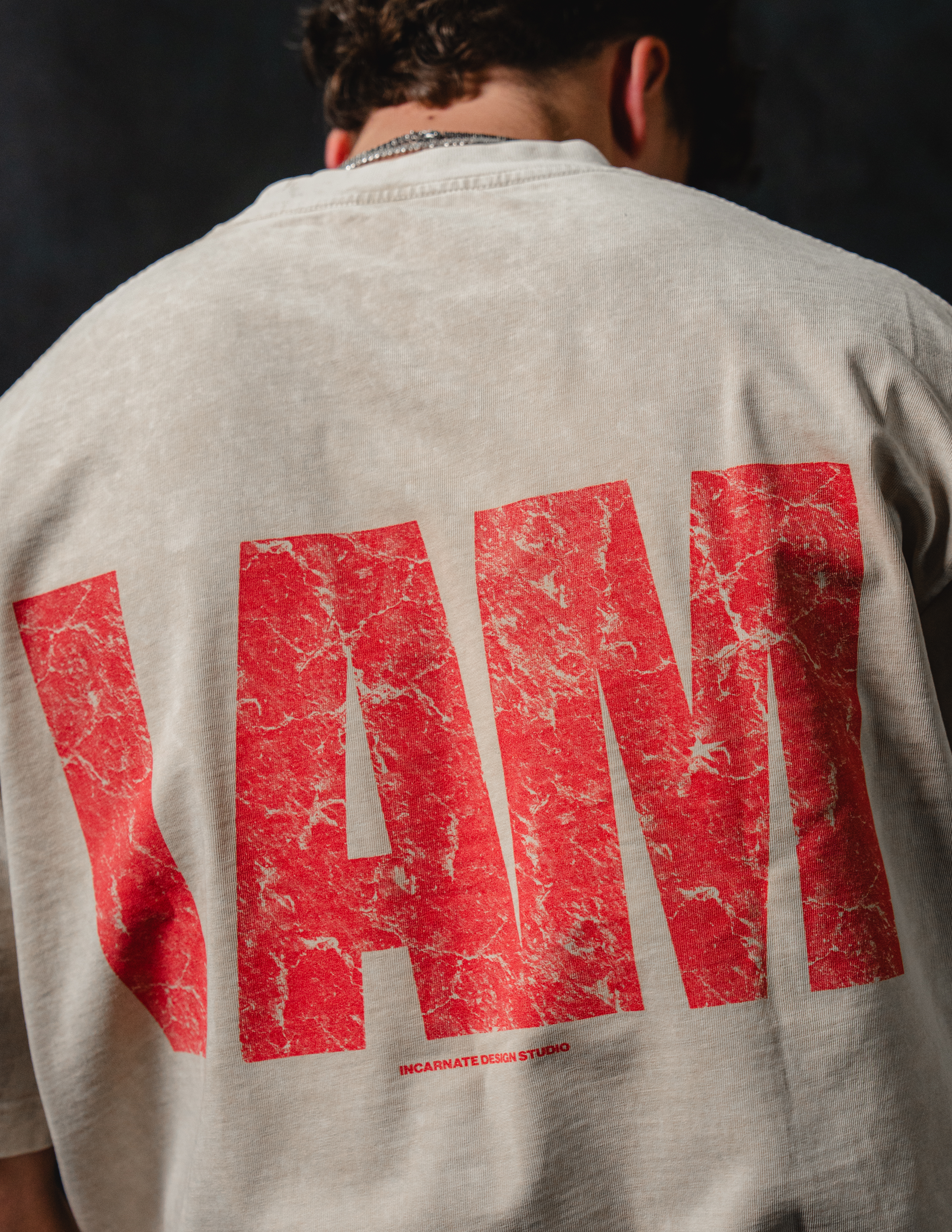 "I AM" Cream Tee