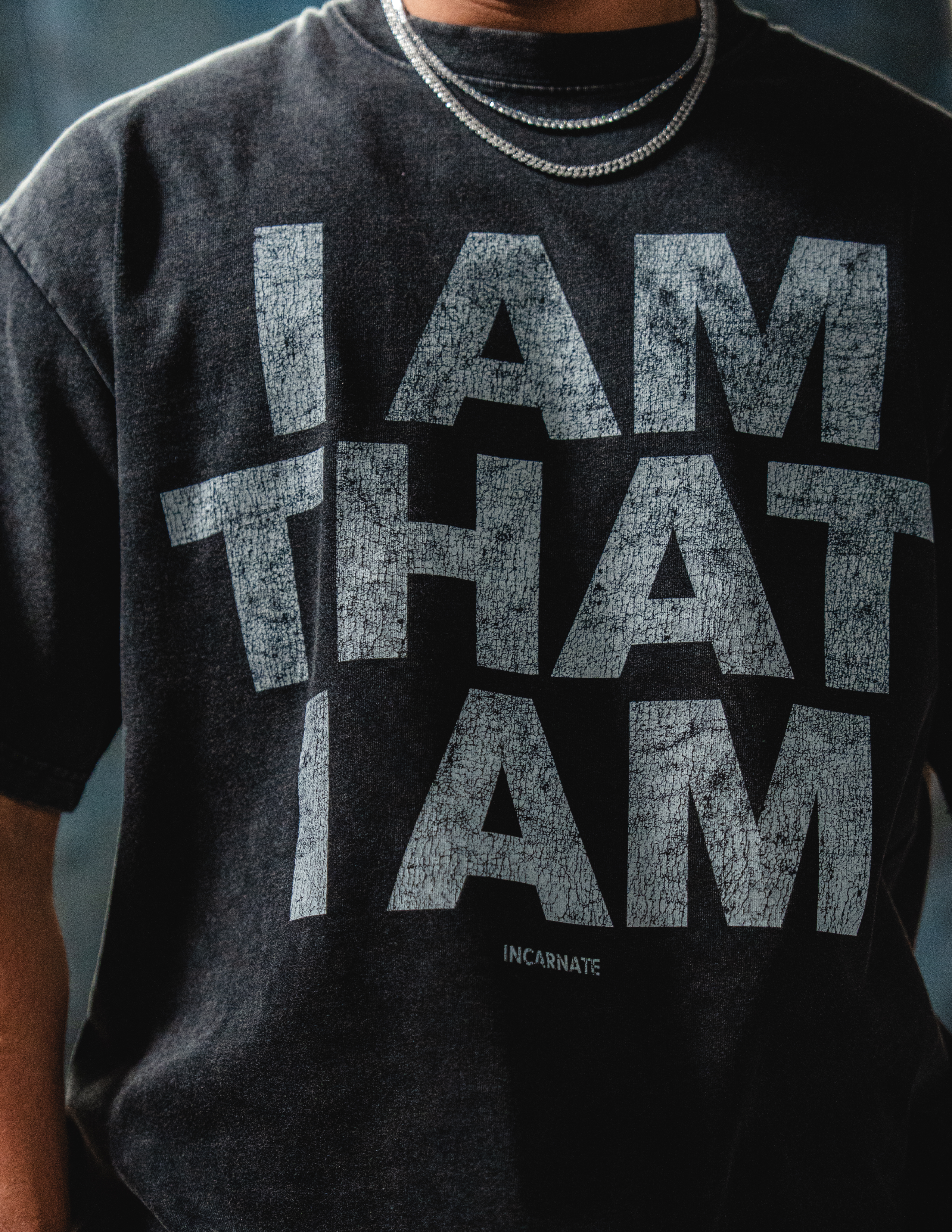 "I AM" Black Tee