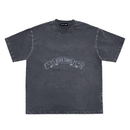 Jesus Saves Portrait Tee Blue