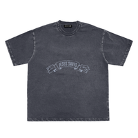 Jesus Saves Portrait Tee Blue
