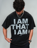 "I AM" Black Tee