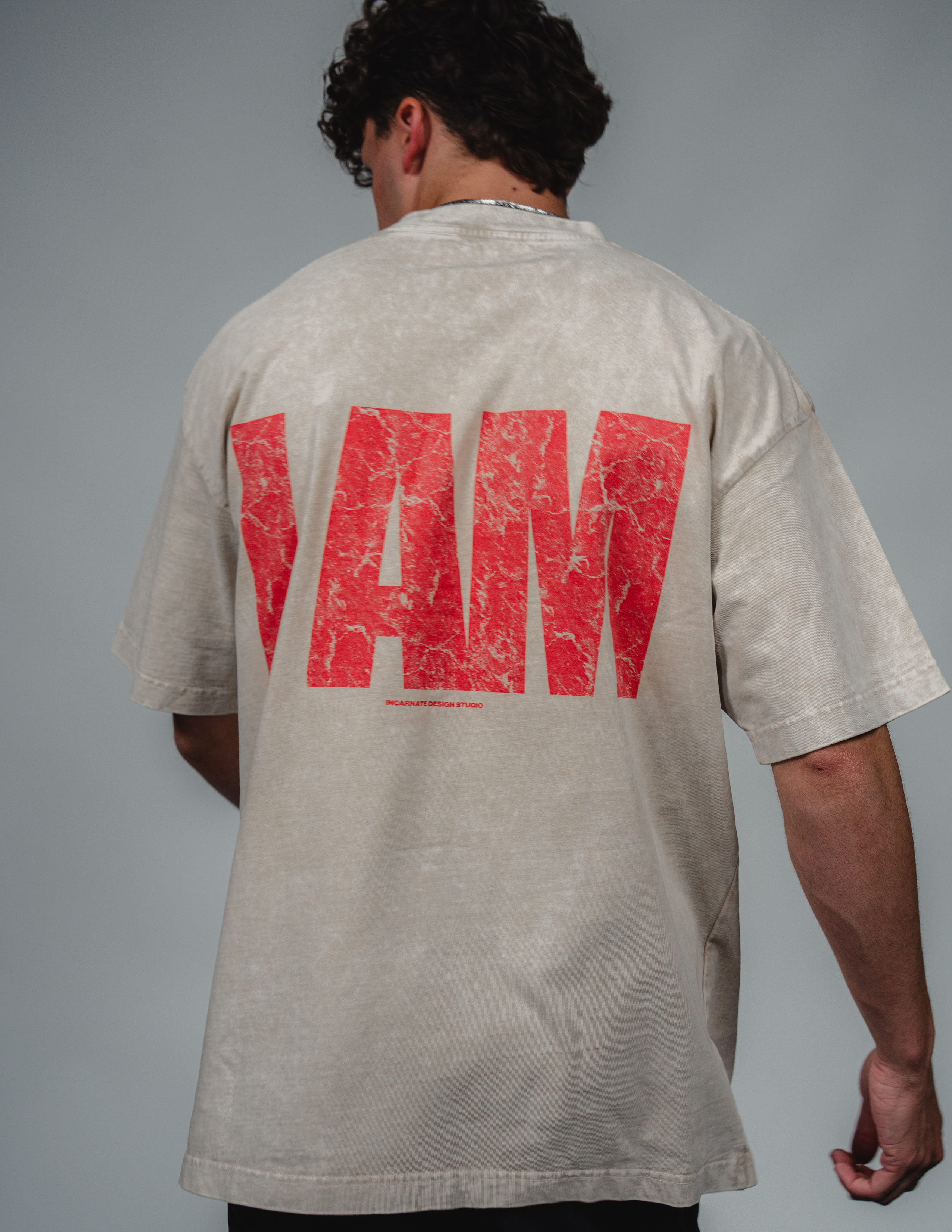 "I AM" Cream Tee