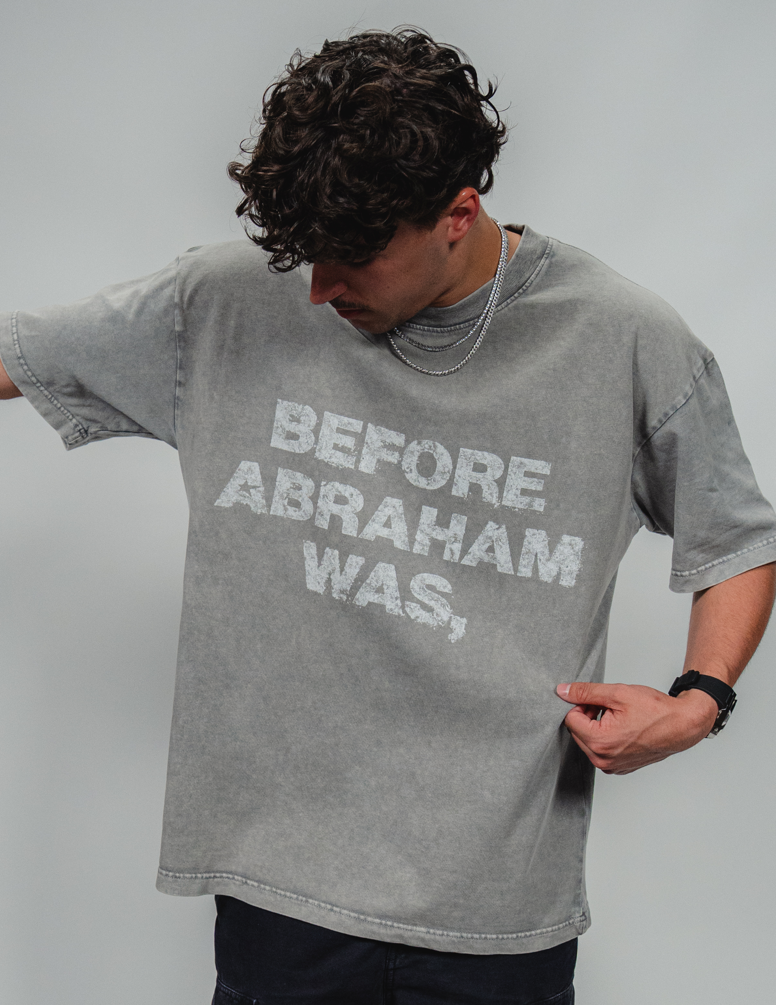"I AM" Grey Tee
