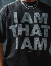 "I AM" Black Tee