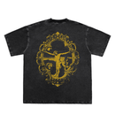 Jesus Saves Portrait Tee Black
