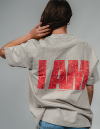"I AM" Cream Tee